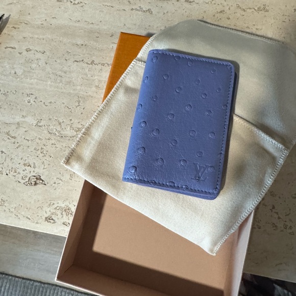 Louis Vuitton Lavender Leather Card Holder